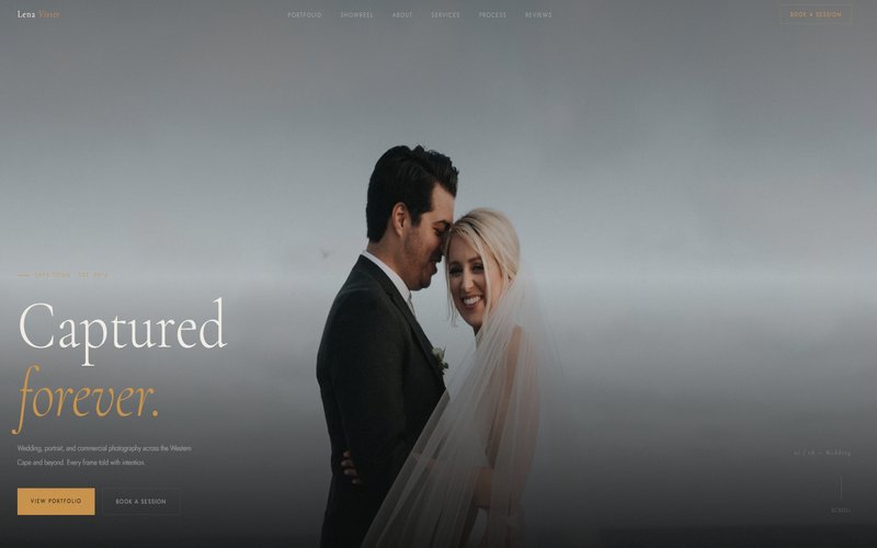 Photography Portfolio template preview